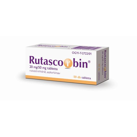 Rutascorbin 20mg/50mg tabletta 50x