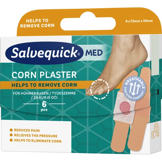 Salvequick sebtapasz bőrkeményedésre/tyúkszemre 6x