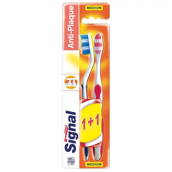 Signal fogkefe Anti-Plaque 2x