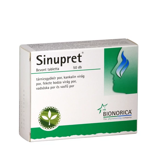 Sinupret bevont tabletta 50x