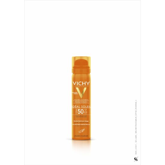 Vichy Ideal Soleil napvédő arcpermet SPF50+ 75 ml