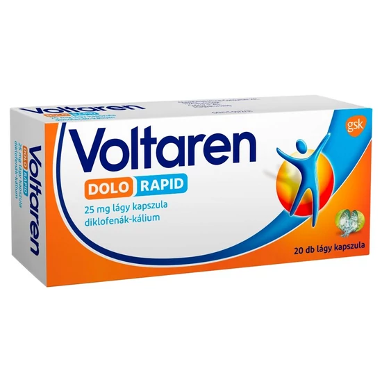 Voltaren Dolo Rapid 25mg lágy kapszula 20x