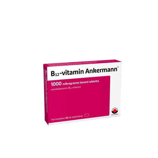 B12-vitamin Ankermann 1000mcg bevont tabletta 50x
