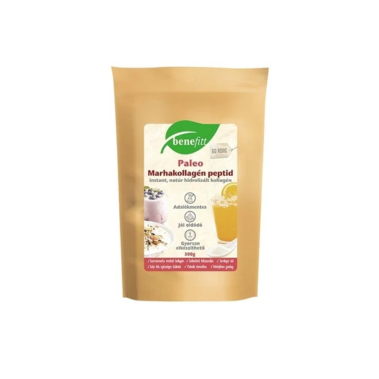 BENEFITT Reform Marhakollagén italpor, natúr 300g /Paleo/