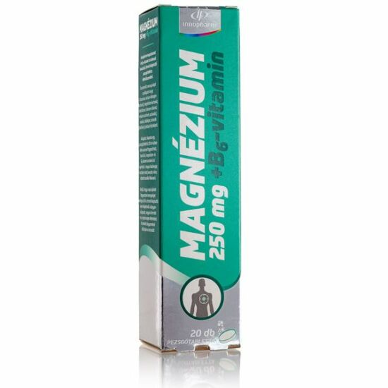 InnoPharm Magnesium 250mg + B6 pezsgőtabletta 20x