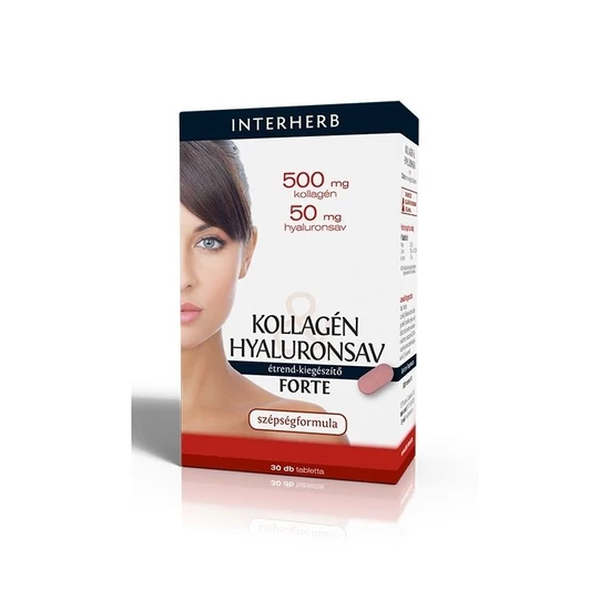 Interherb Kollagén & Hyaluronsav Szépségformula FORTE tabletta 30x