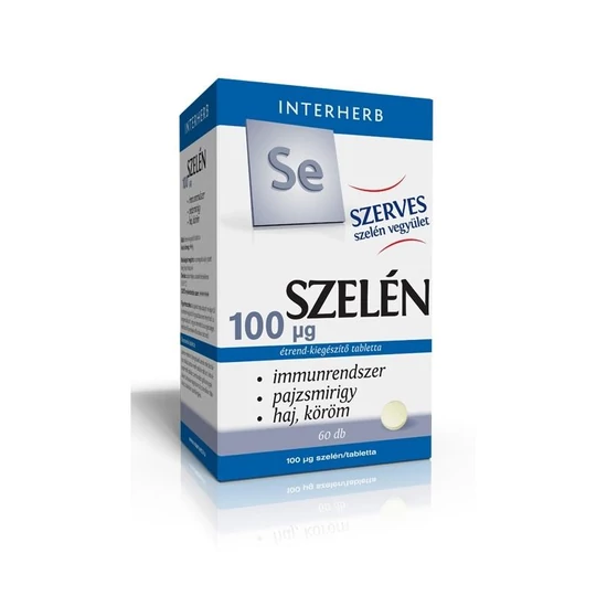Interherb SZERVES Szelén 100 mcg tabletta 60x