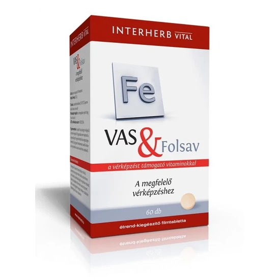 Interherb Vas + Folsav tabletta 60x