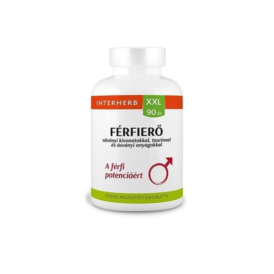 Interherb XXL 90 db FÉRFIERŐ A férfi potenciáért tabletta
