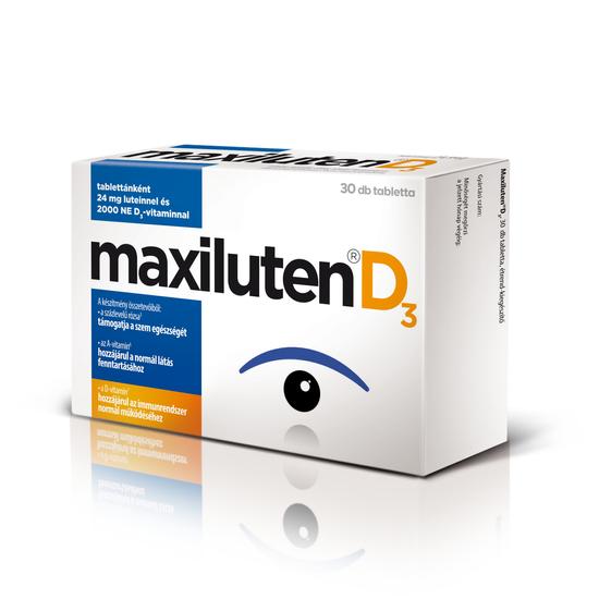 Maxiluten D3 Lutein tabletta 30x