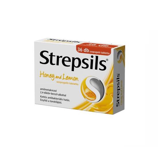 Strepsils Honey And Lemon szopogató tabletta 36x