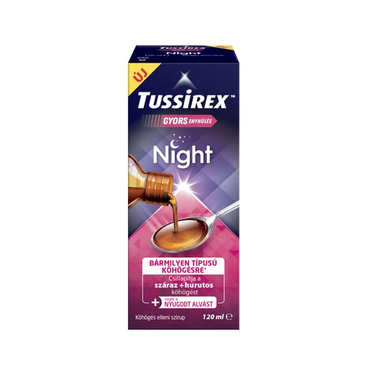 Tussirex Night köhögés elleni szirup 120ml