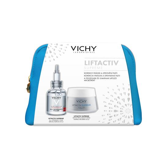 Vichy Liftactiv Supreme XMAS Pack 2021 (Liftactiv Supreme H.A. Epidermic Filler szérum 30ml teljes áron + Liftactiv Supreme nappali 50ml 50%-os kedvezménnyel)