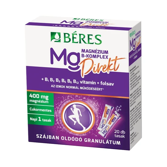 Béres Magnézium B-komplex Direkt granulátum 20x