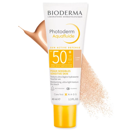 Bioderma Photoderm Aquafluide SPF50+ színezett Light 40ml