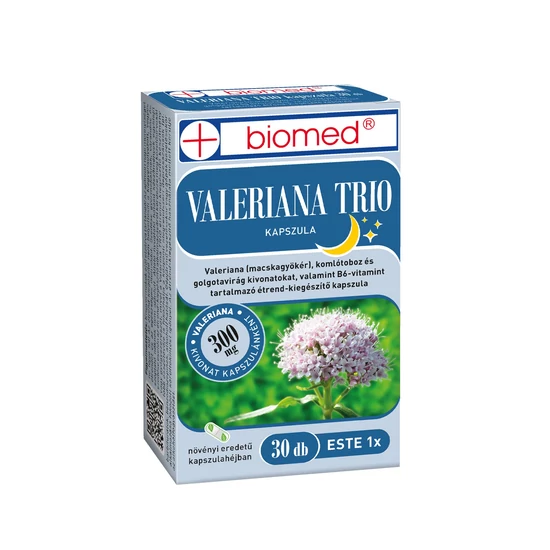 Biomed Valeriana Trio Étrendkiegészítő Kapszula 30x