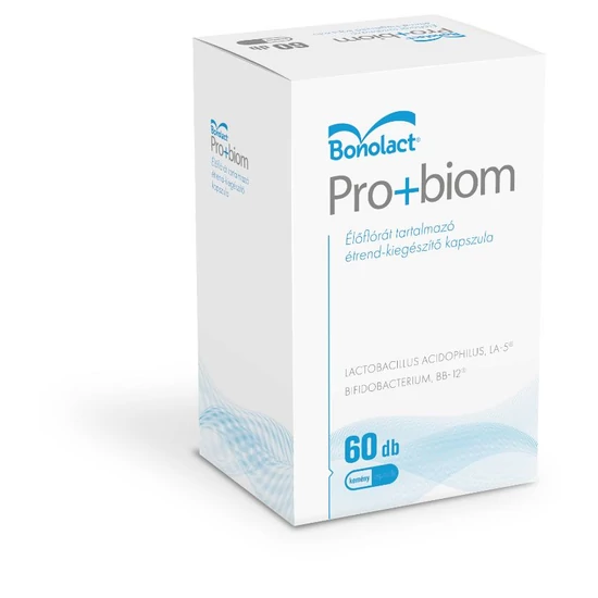 Bonolact Pro+Biom étrendkiegészítő kapszula 60x