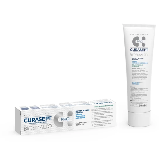 Curasept Biosmalto Mousse Pro, Otthoni, Enyhe Mentol 50 ml
