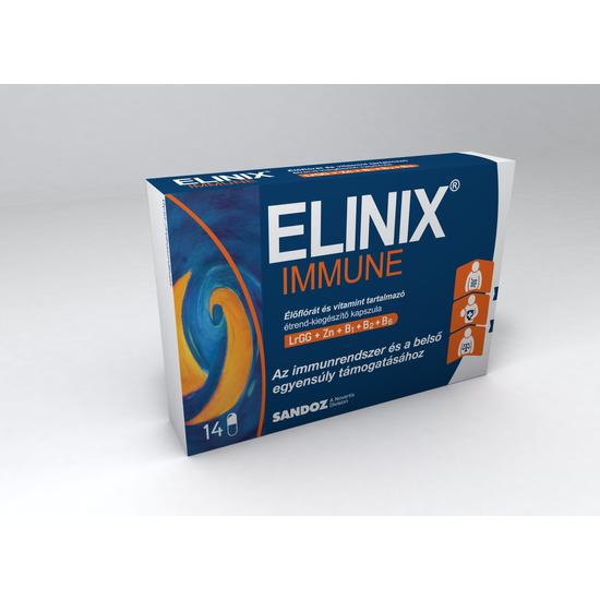 Elinix Immune élőflórát és vitamint tartalmazó kapszula 14x