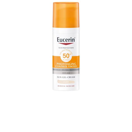 Eucerin Sun Photoaging Control színezett napozó gél-krém arcra FF50 fair 50ml