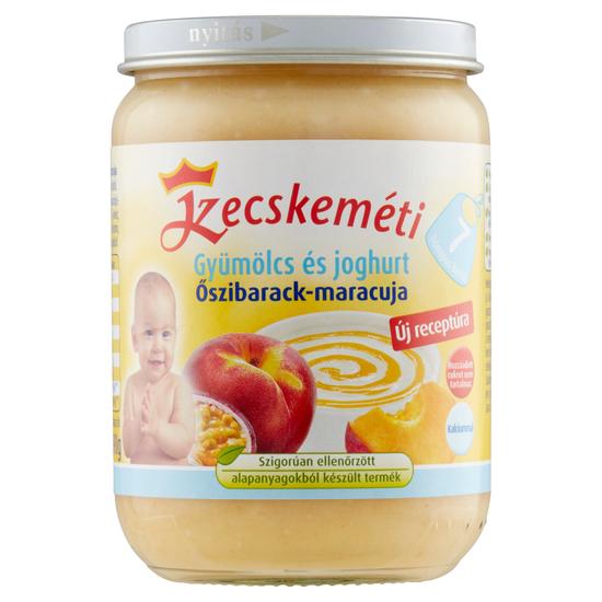 Kecskeméti BIO gyümölcs és joghurt őszibarack-maracuja bébidesszert 7 hónapos kortól 190 g
