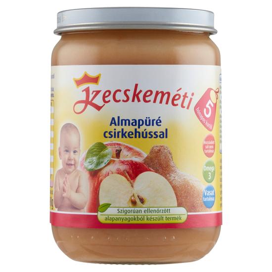 Kecskeméti almapüré csirkehússal 5 hónapos kortól 190 g