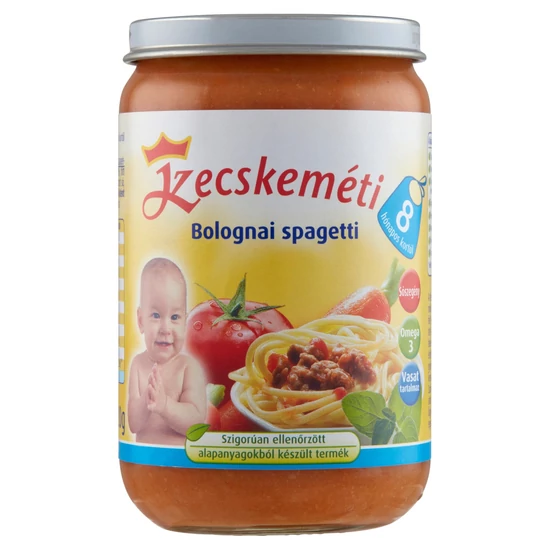 Kecskeméti bolognai spagetti komplett egytálétel hússal 8 hónapos kortól 220 g