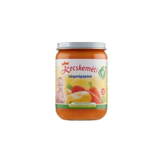 Kecskeméti sárgarépapüré 4 hónapos kortól 190 g