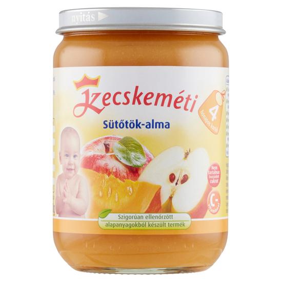 Kecskeméti sütőtök-alma gyümölcs- és zöldségkészítmény 4 hónapos kortól 190 g
