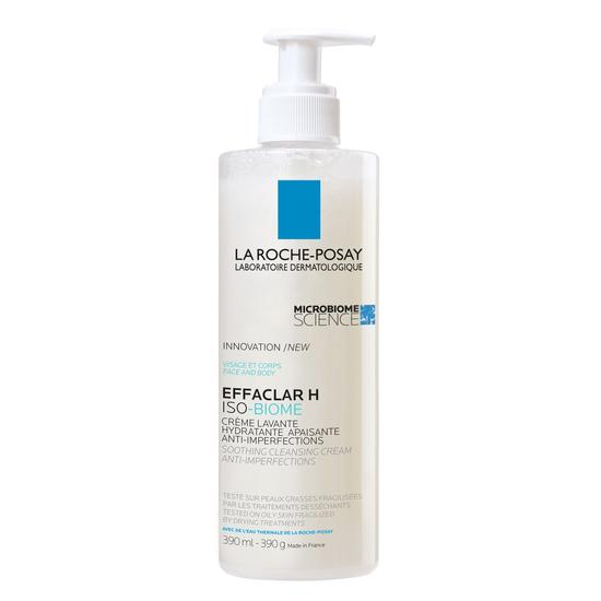 La Roche-Posay Effaclar Iso-Biome Bőrnyugtató Tisztító Krém 390ml