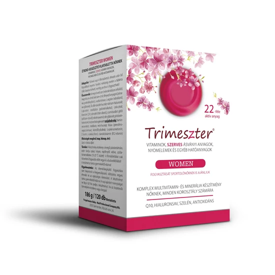 Trimeszter Women Étrendkiegészítő Filmtabletta Nőknek 120x