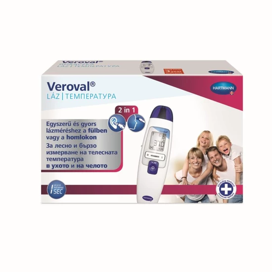Veroval 2in1 fül-és homlok lázmérő 1x