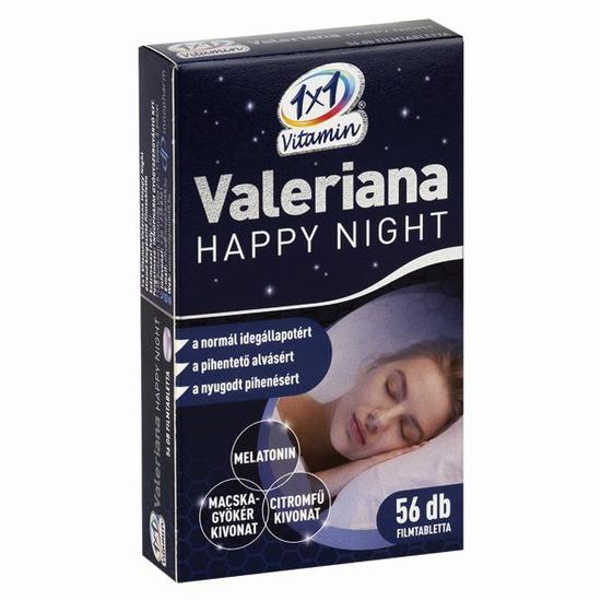 1×1 Vitamin Valeriana Happy Night étrend-kiegészítő filmtabletta 56x