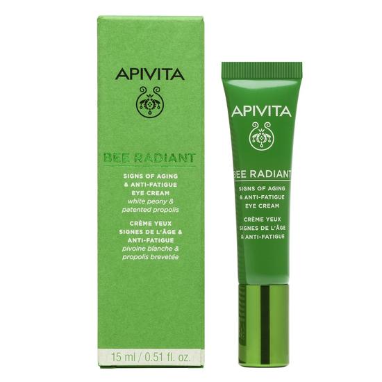 APIVITA BEE RADIANT Bőröregedés és fáradtság jelei ellen SZEMKÖRNYÉKÁPOLÓ 15 ml