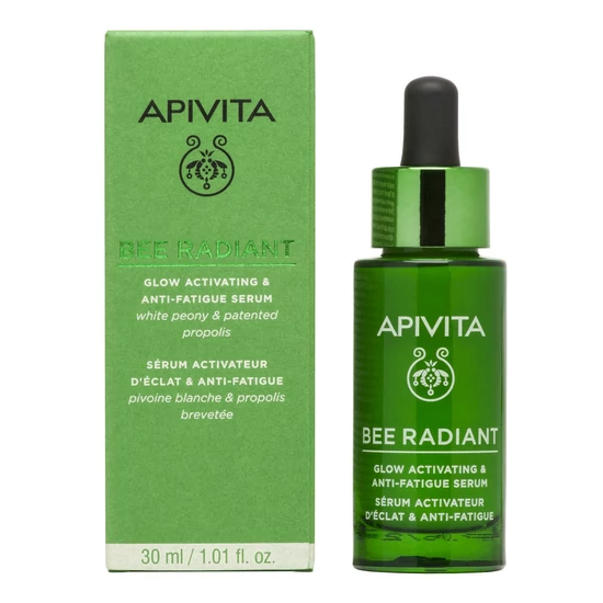 APIVITA BEE RADIANT Bőröregedés és fáradtság jelei elleni RAGYOGÁST AKTIVÁLÓ SZÉRUM 30 ml