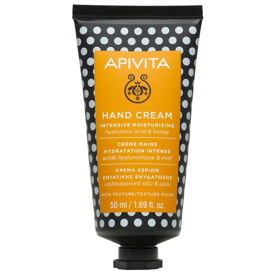 APIVITA Kézkrém Intenzív hidratáló hialuronsavval és mézzel 50 ml