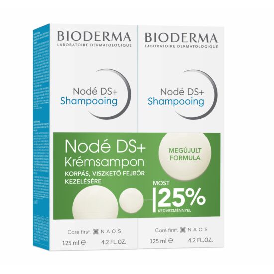 Bioderma Nodé DS+ krémsampon ÚJ FORMULA 2x125ml