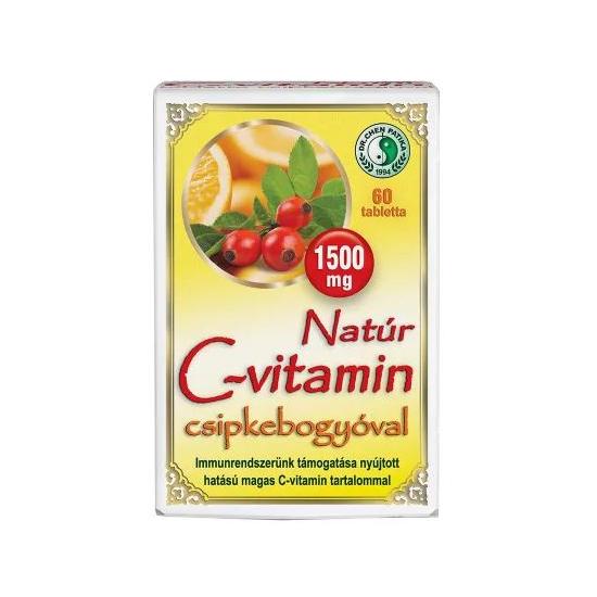 Dr Chen Natúr C-vitamin 1500mg csipkebogyóval filmtabletta 60x