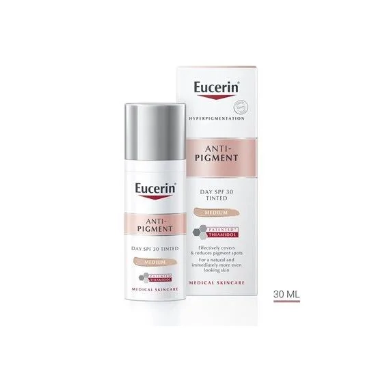 Eucerin Anti-Pigment színezett nappali arckrém medium FF30 50ml