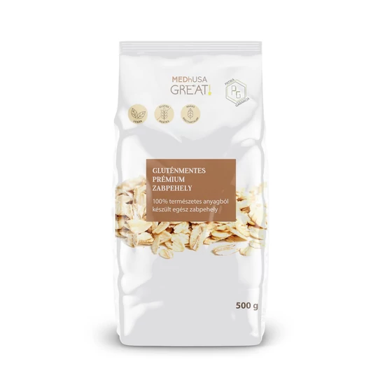 MEDhUSA GREAT! Gluténmentes Prémium Zabpehely 500g