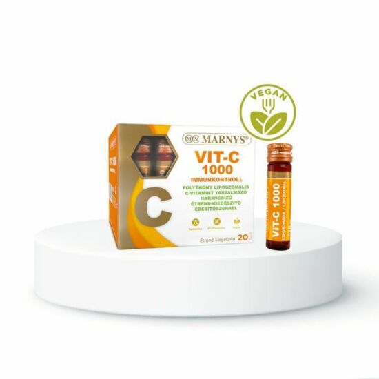 Marnys Vit-C 1000 Liposzómás C-Vitamin Narancsízű Étrend-Kiegészítő Csepp 20x10ml