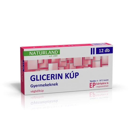 NATURLAND Glicerin Kúp Gyermekeknek 12x