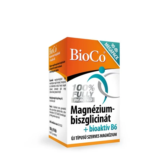 BioCo Magnézium-biszglicinát+bioaktív B6 MEGAPACK 90x