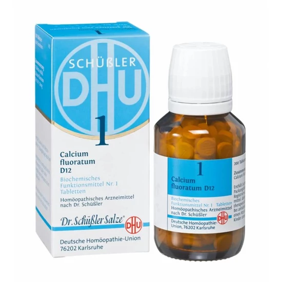 Calcium Fluoratum D12 Schüssler só tabletta 200x