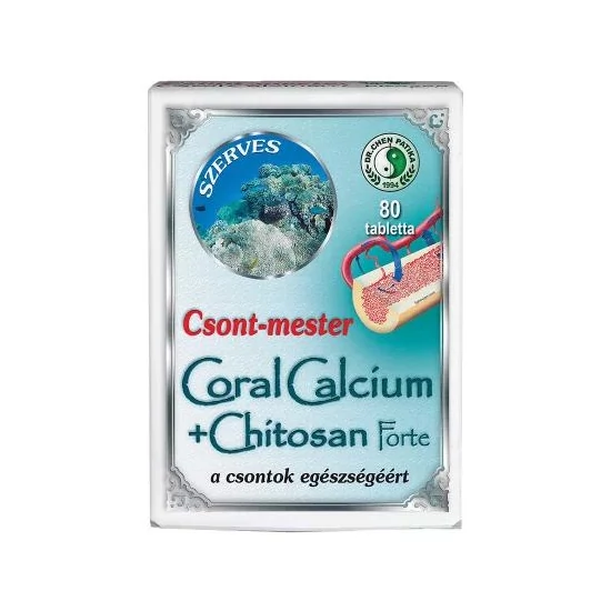 Dr Chen Coral Calcium Chitosan Forte tabletta 80x