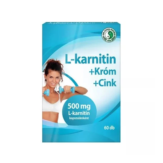 Dr Chen L-Karnitin 500+ Króm+ Cink kapszula 60x