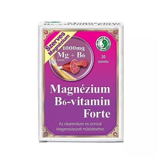 Dr Chen Magnézium B6-vitamin Forte tabletta 30x