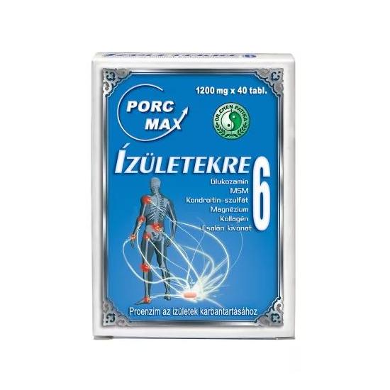 Dr Chen Porc-Max ízületekre 6 tabletta 40x