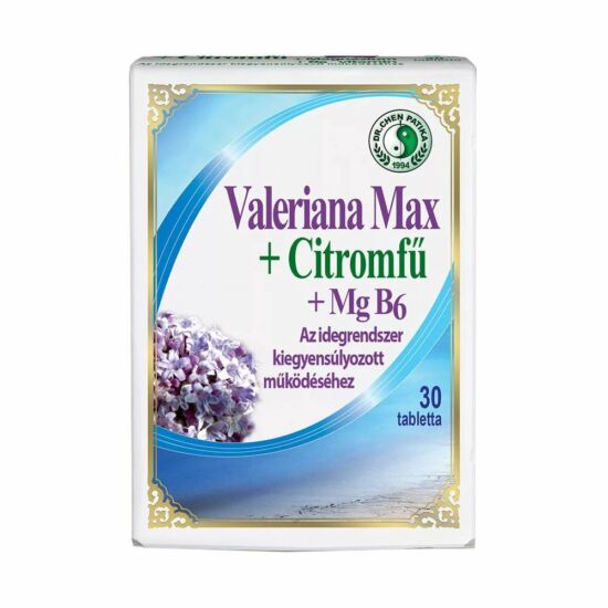 Dr Chen Valeriana Max + Citromfű tabletta 30x
