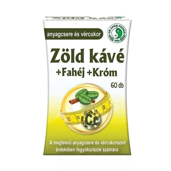 Dr Chen Zöld Kávé Fahéj Króm kapszula 60x